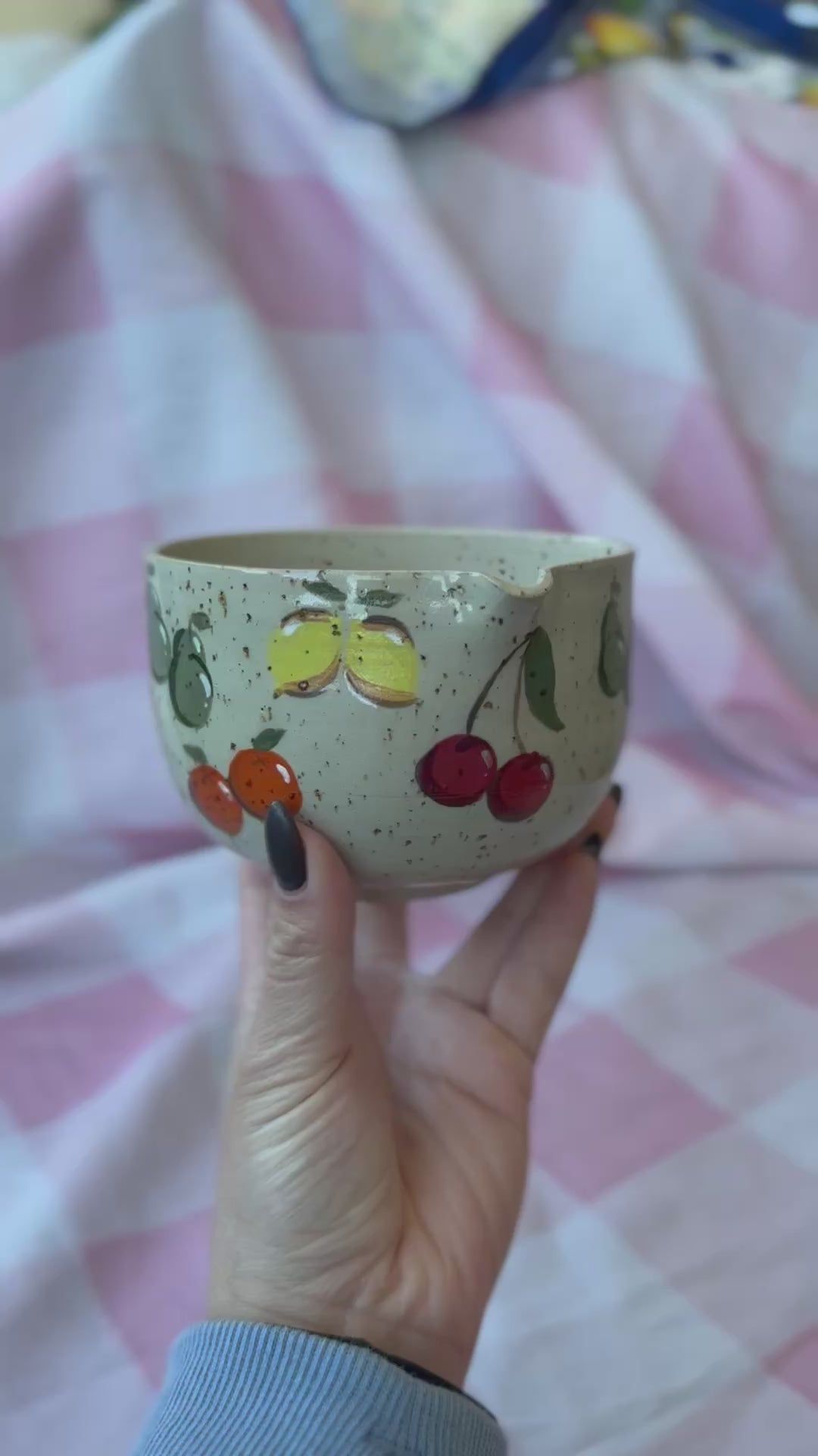 Load video: Fruit Medley Cup Matcha Bowl