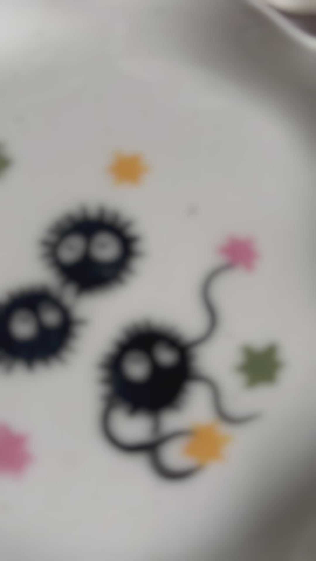 Load video: Small Starry Soots Plate (pre-order)